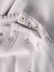 NAME IT Kjole Berries Lilac Marble